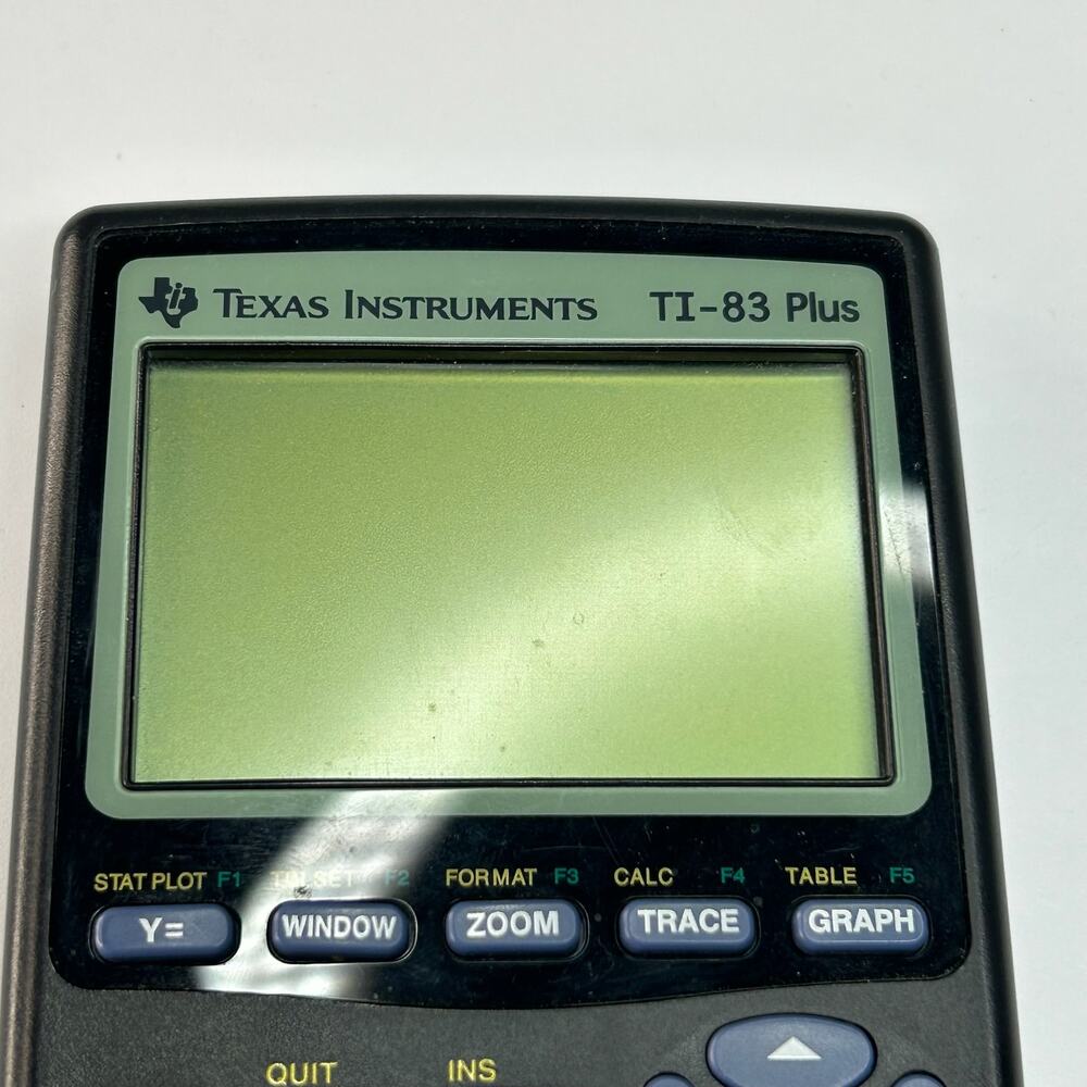 Texas Instruments TI-83 Plus Graphing Calculator Tested Working Marked See Pics